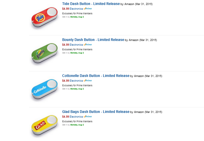 dush buttons от Amazon