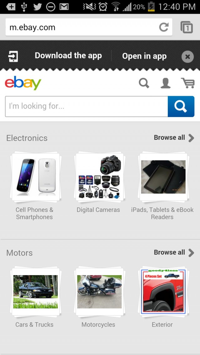 eBay-mobile